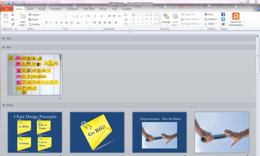 using sections part 2