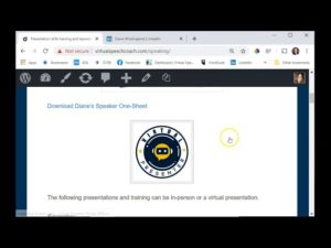 Display a Virtual Presenter Badge