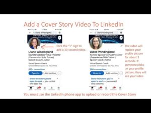 LinkedIn Cover Story: How to Add a Video to Your Profile Picture