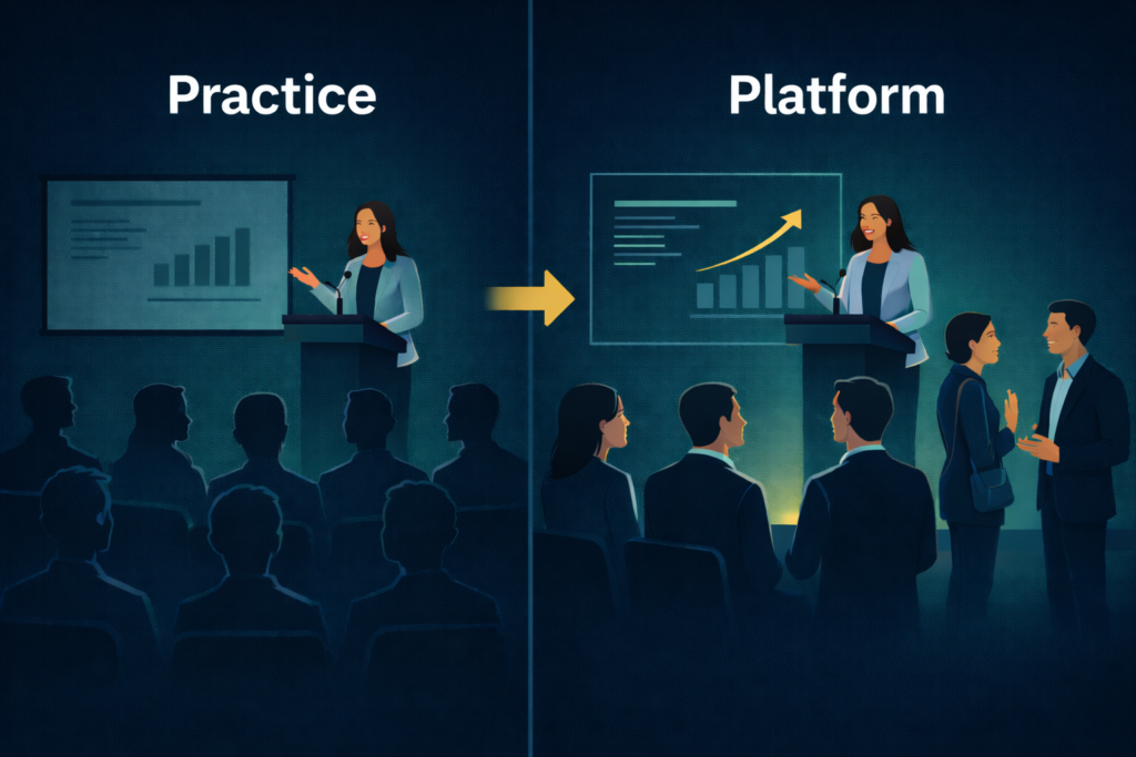 Every Talk Is Either Practice or Positioning - VirtualSpeechCoach